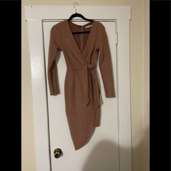 Express Saints & Secrets Blush sweater dress size Small